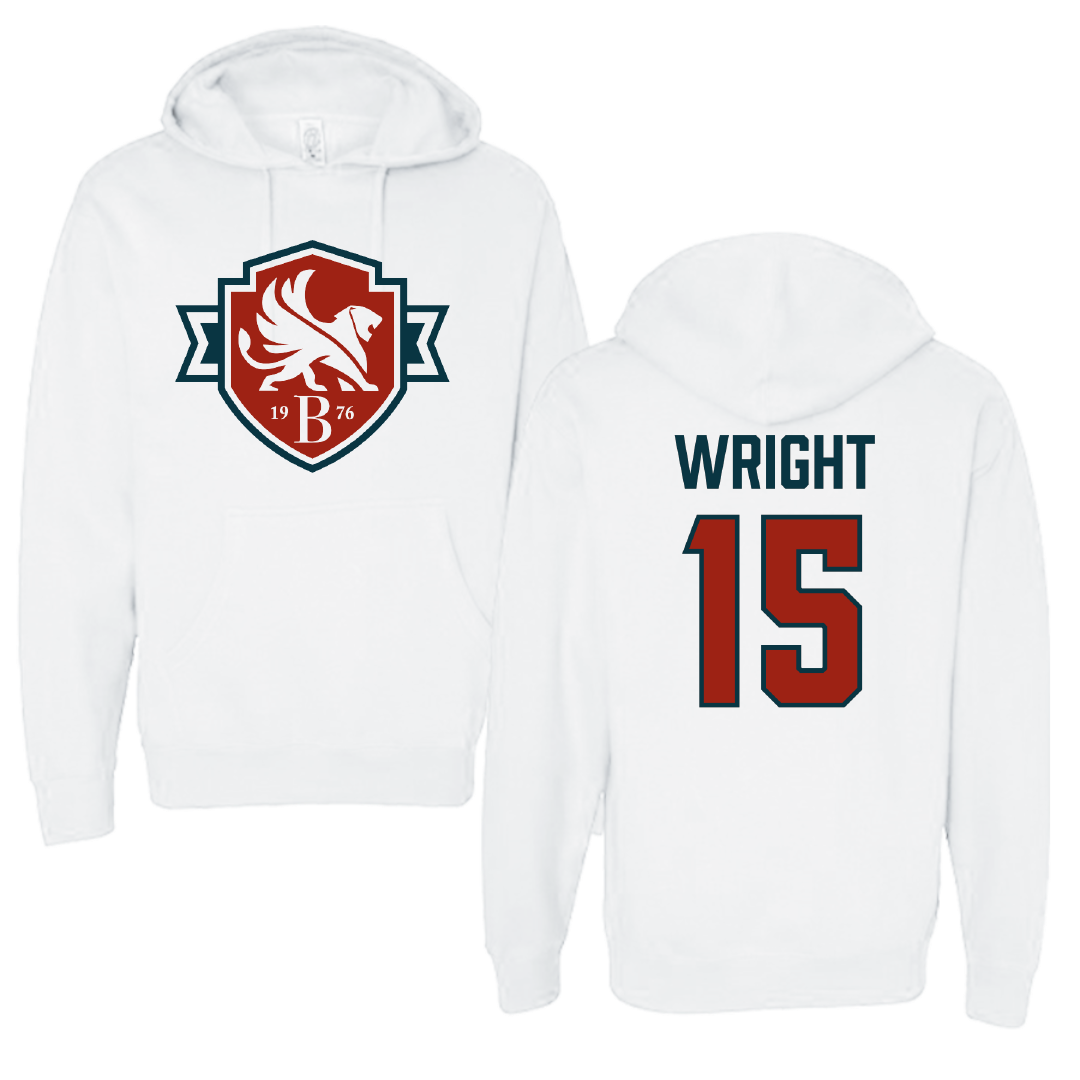 Bethesda University Basketball (M) White Hoodie - #15 Andre Wright