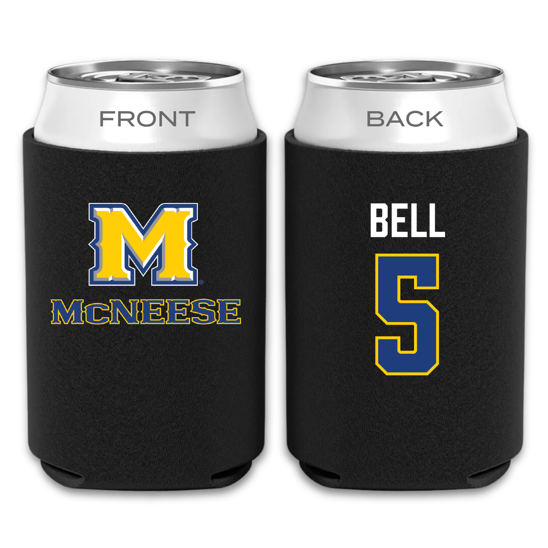 McNeese State University Basketball (W) Black Can Cooler - #5 Jamari Bell