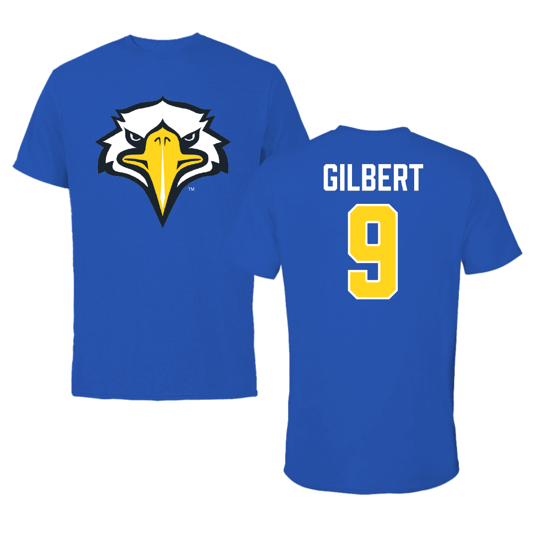 Morehead State University Soccer Blue Performance Tee - #9 Carly Gilbert