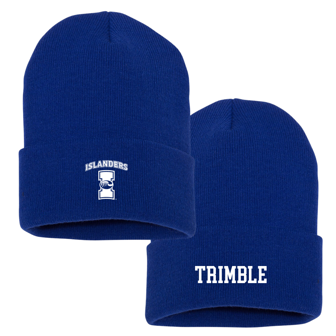 Texas A&M University-Corpus Christi Baseball Blue Beanie - #16 James Trimble