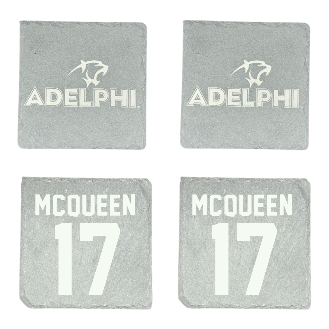 Adelphi University Volleyball (W) Stone Coaster (4 Pack)  - #17 Macarty McQueen