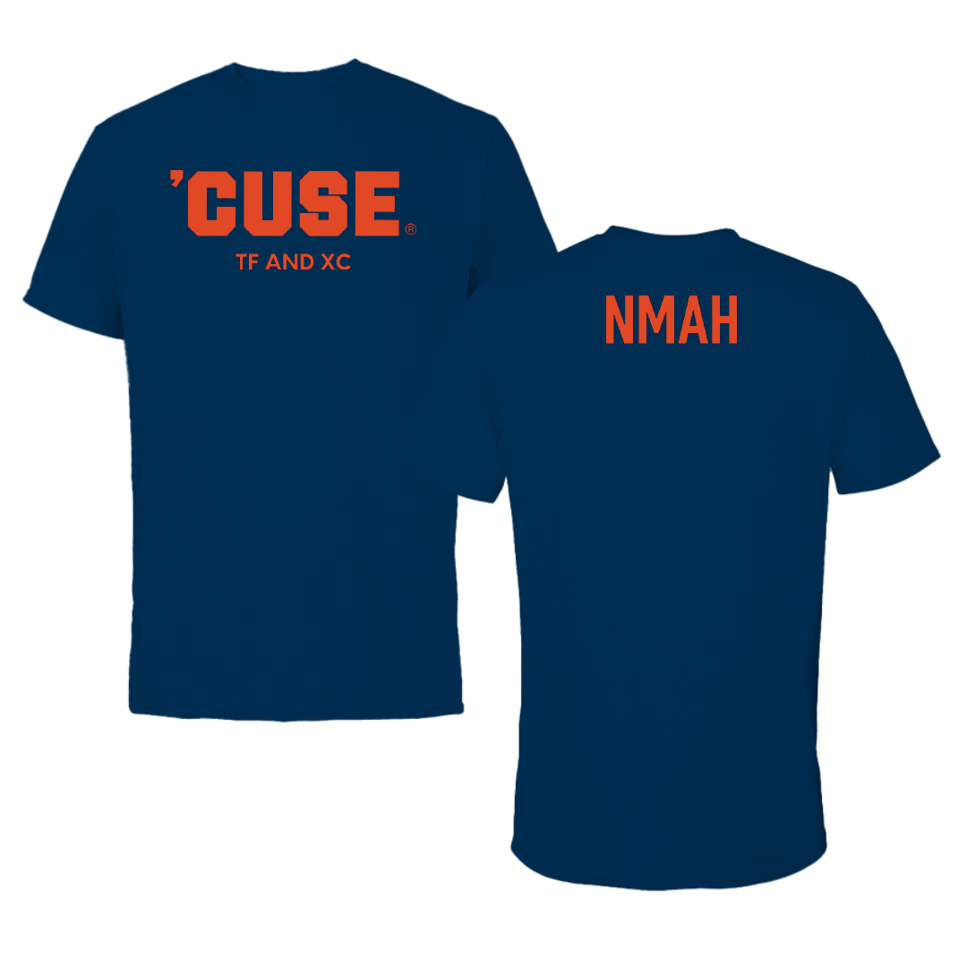 Syracuse University TF and XC Navy Performance Tee - James Nmah