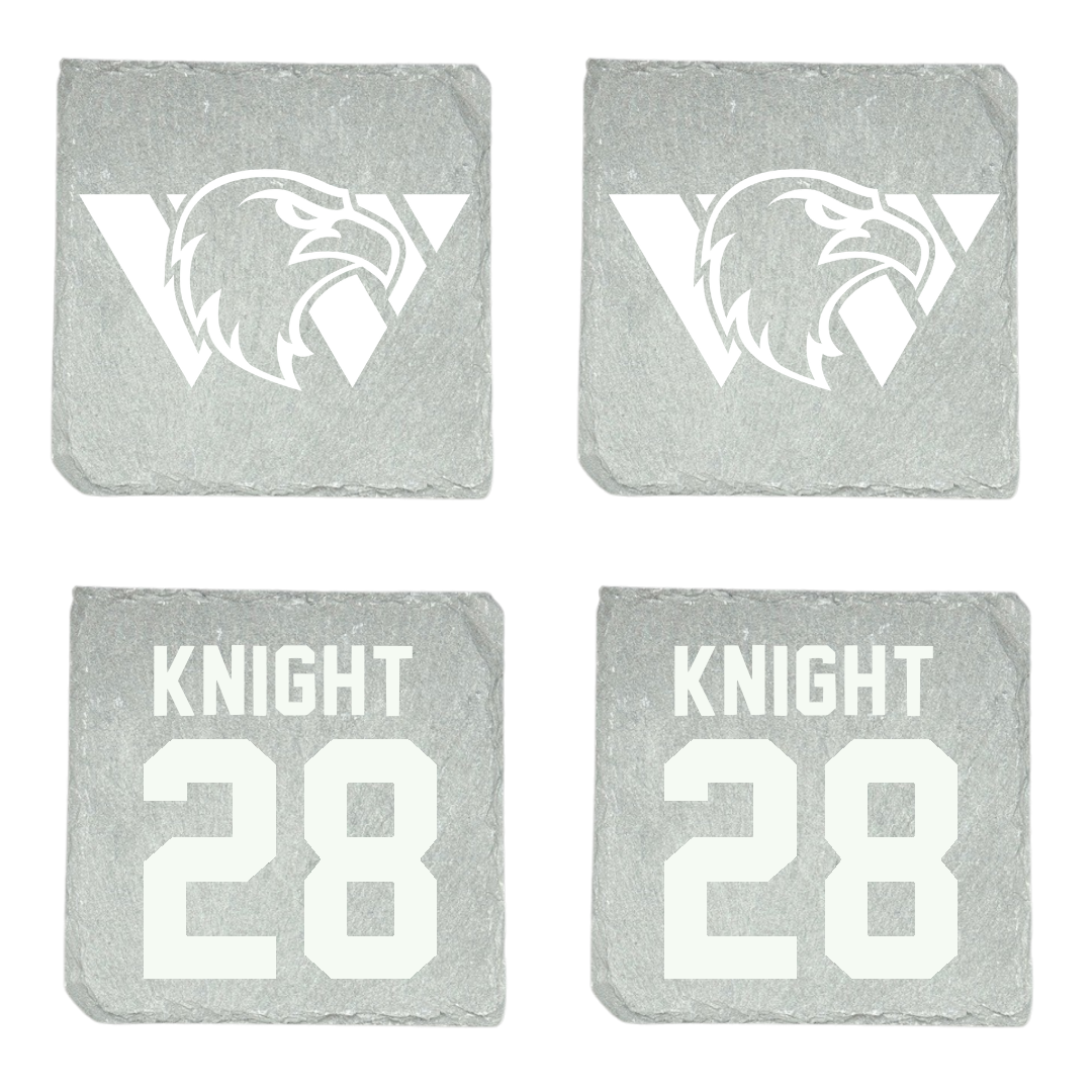 Williams Baptist University Baseball Stone Coaster (4 Pack)  - #28 Owen Knight