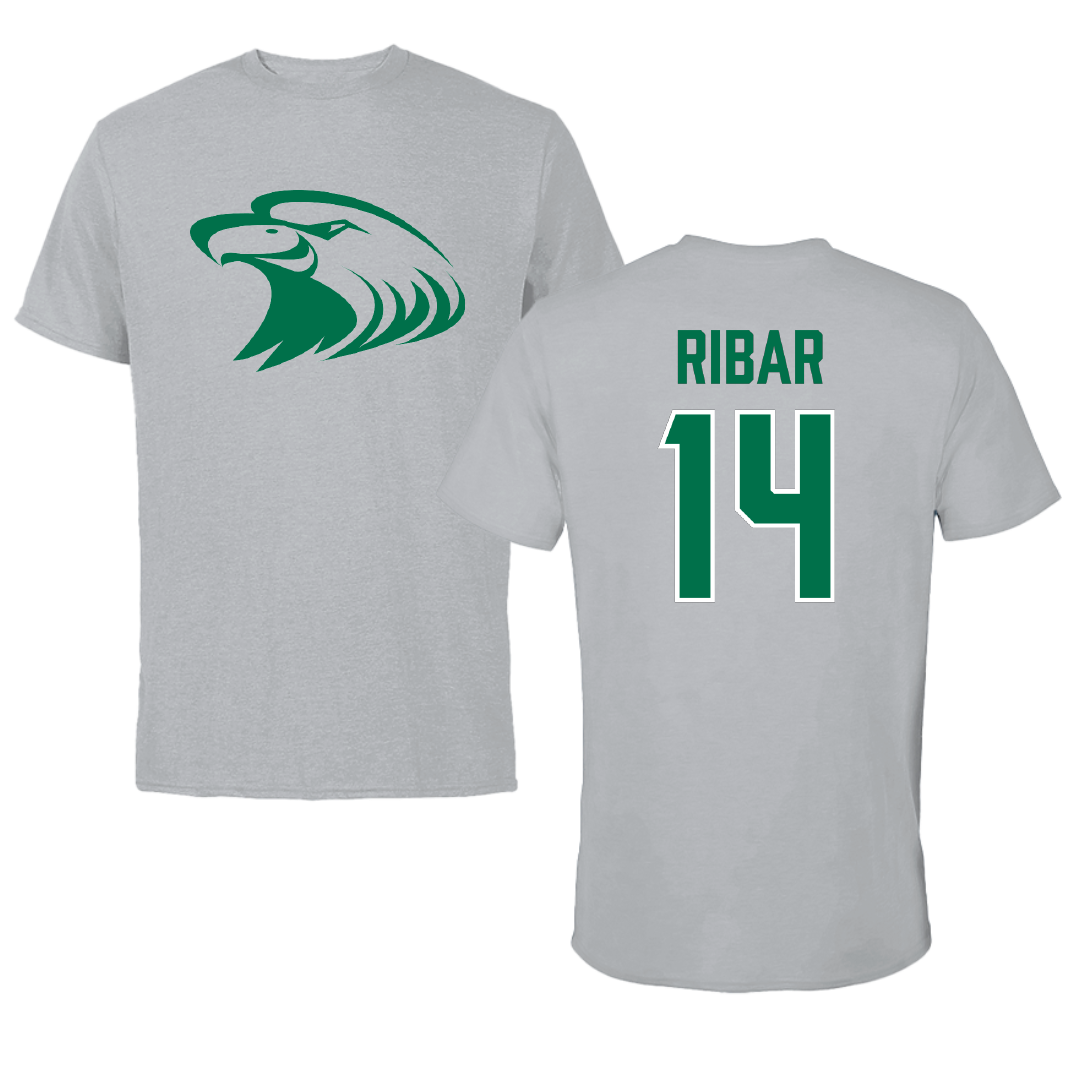 Central Methodist University Baseball Sport Gray Tee - #14 Jon Ribar