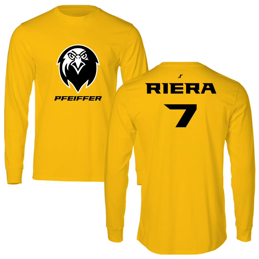 Pfeiffer University Soccer (W) Gold Long Sleeve - #7 Yailine Riera