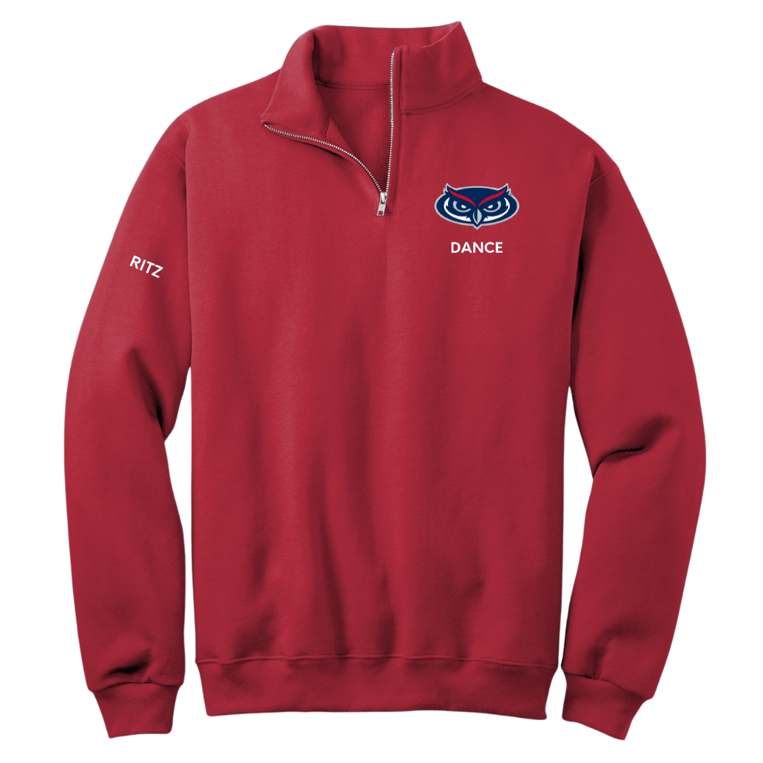 Florida Atlantic University Dance Red Quarter-Zip - Marissa Ritz