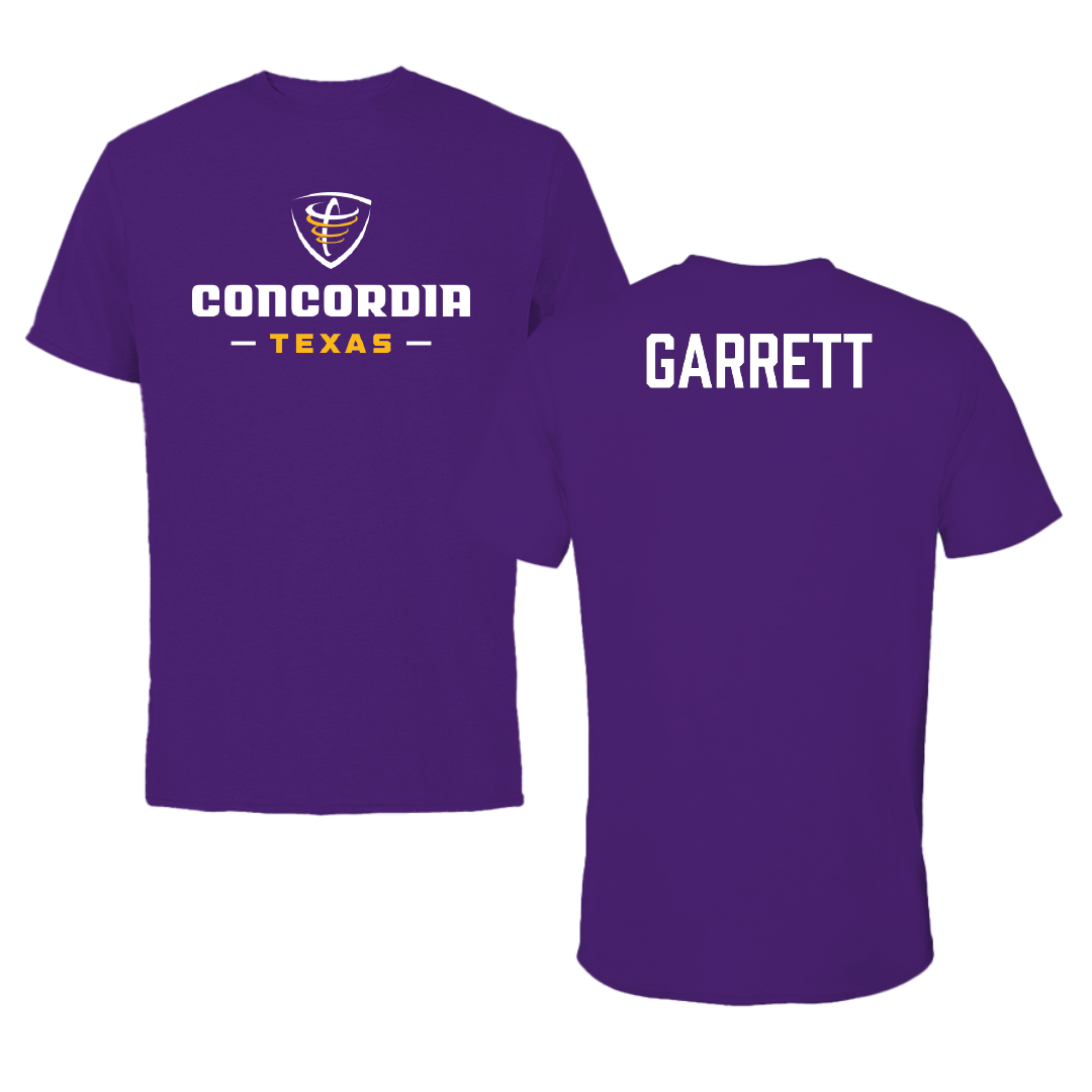 Concordia University (Texas) TF and XC Purple Tee - Breanna Garrett