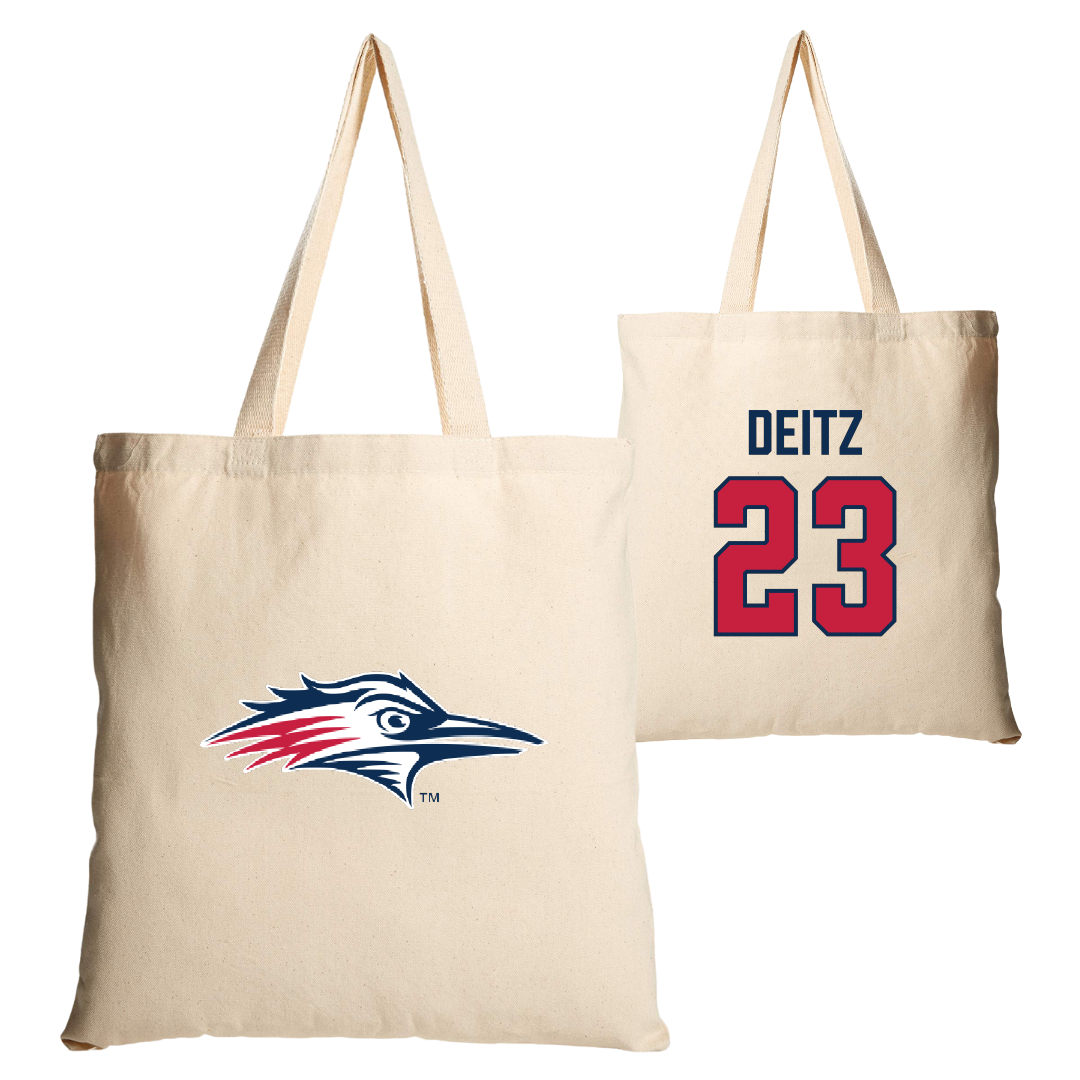 Metropolitan State University of Denver Baseball Tan Canvas Tote Bag - #23 Michael Deitz