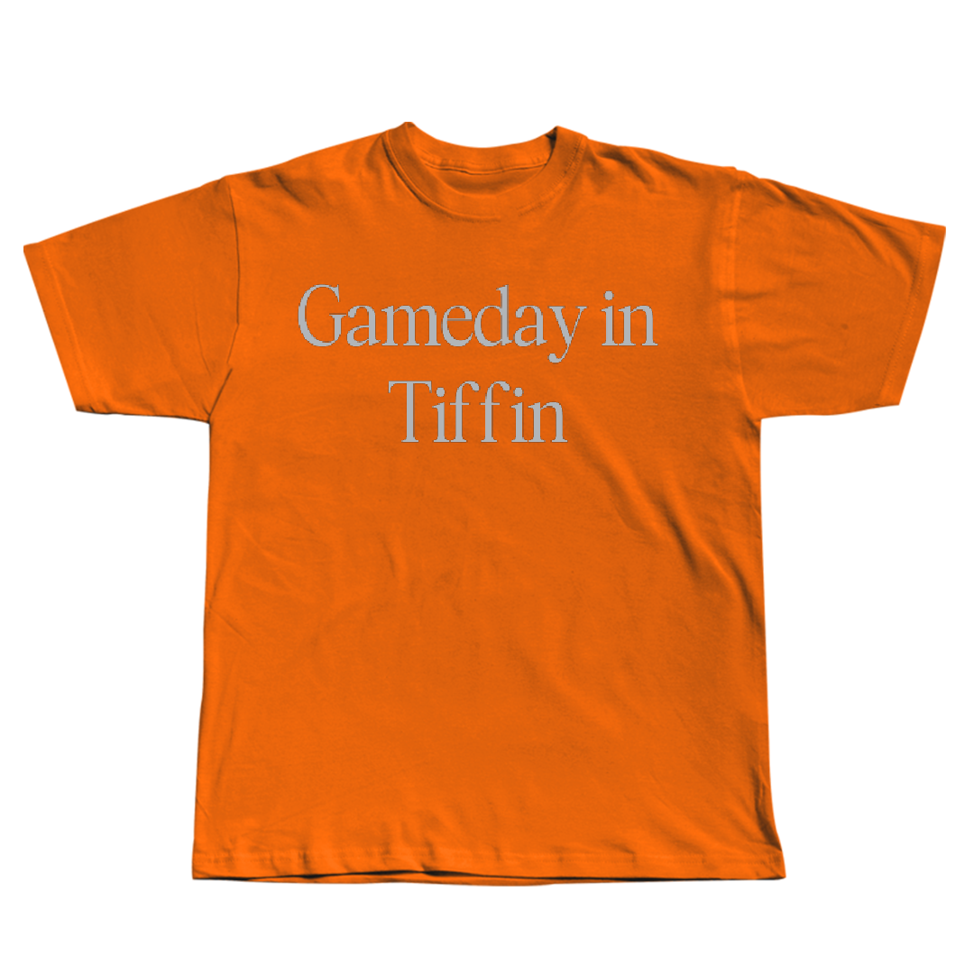 Heidelberg University Lacrosse (M) Orange Gameday Tee - #41 William Romell