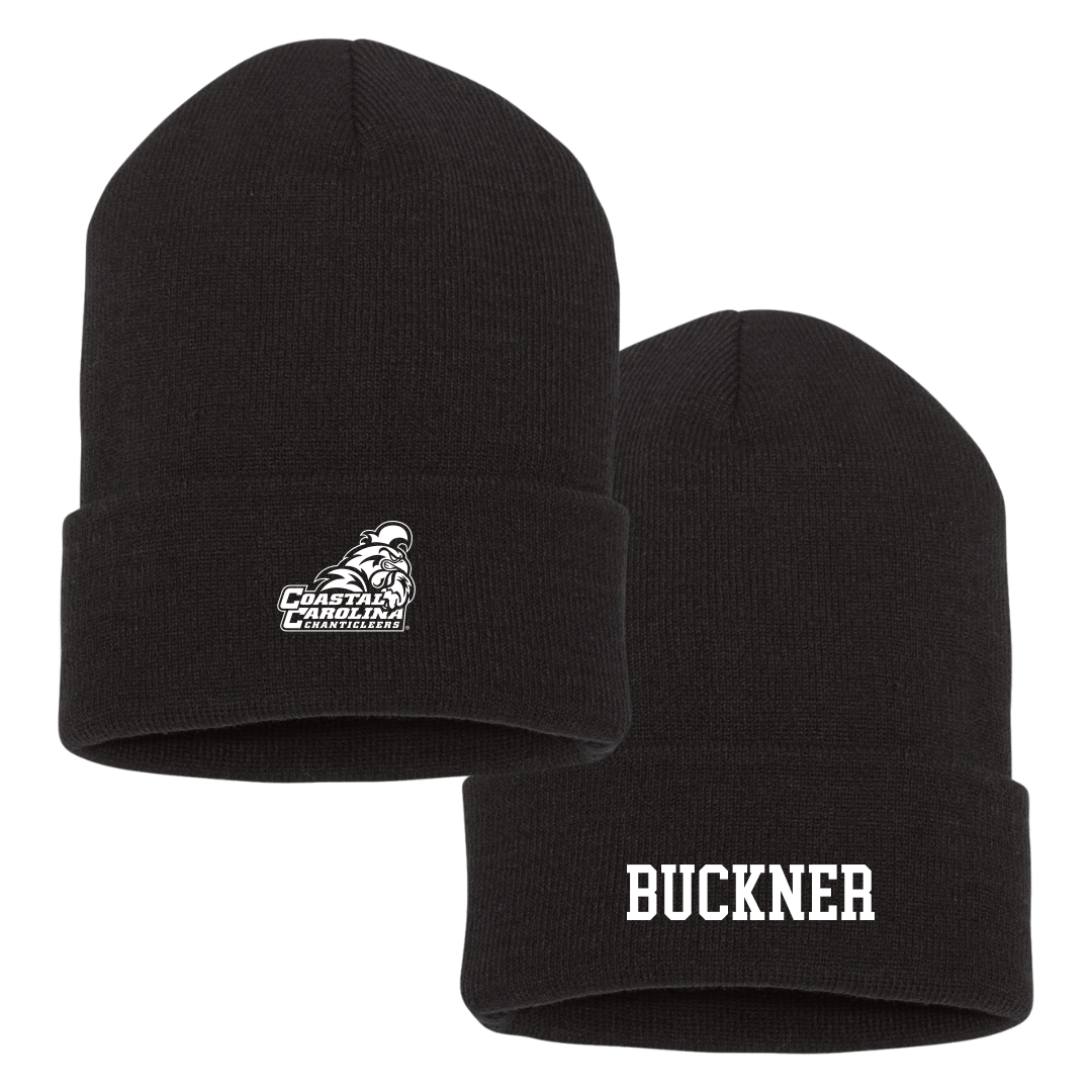 Coastal Carolina University Baseball Black Beanie - #3 Lukas Buckner