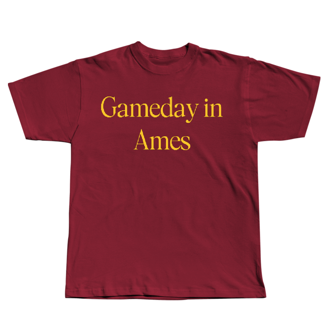 Iowa State University Softball Cardinal Gameday Tee - Ava Mullen