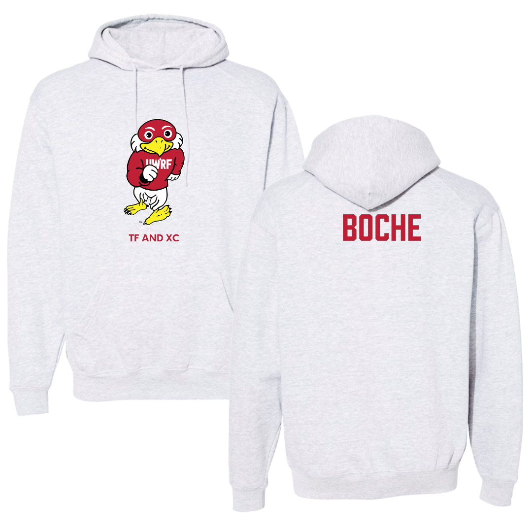 University of Wisconsin-River Falls TF and XC Light Gray Hoodie - Matt Boche