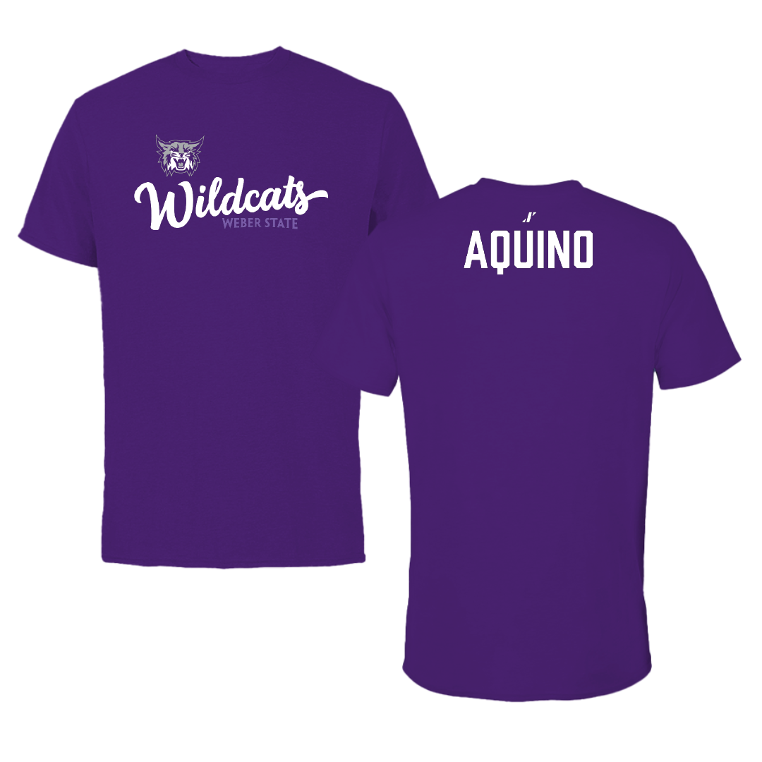 Weber State University Cheer Purple General Tee - Kaitlyn Aquino