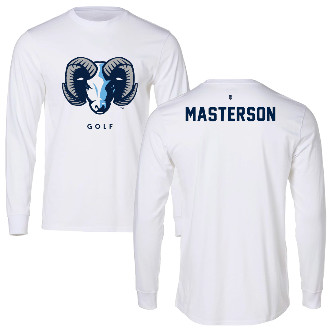 University of Rhode Island Golf White Performance Long Sleeve - Bennett Masterson