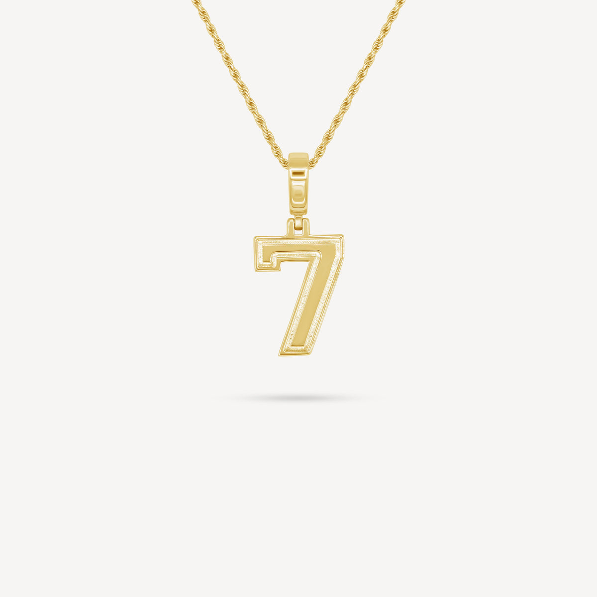 Gold Presidents Pendant and Chain - #7 Caco Fernandez