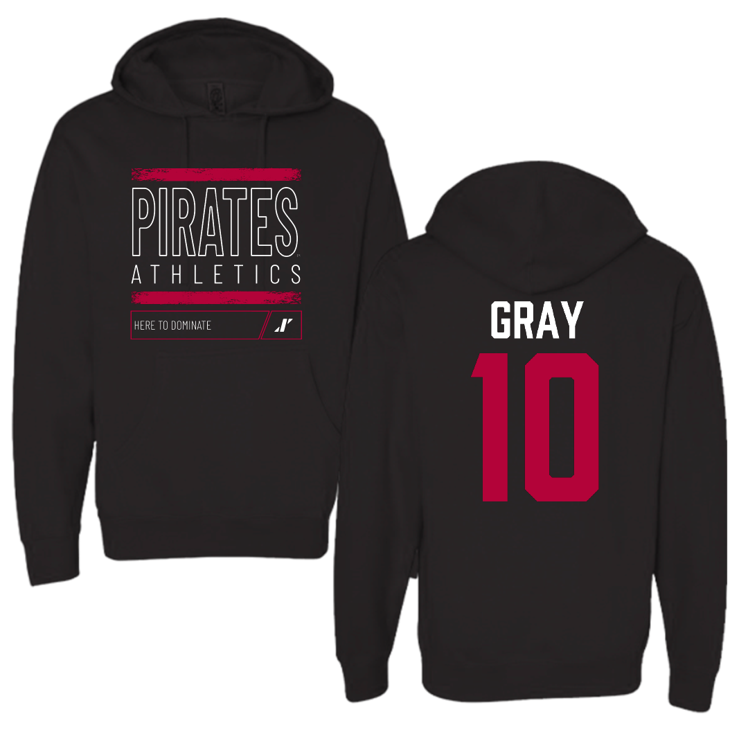 Whitworth University Baseball Black Dominate Hoodie - #10 Caleb Gray