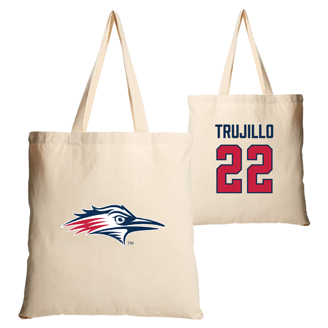 Metropolitan State University of Denver Basketball Tan Canvas Tote Bag - #22 Lex Trujillo