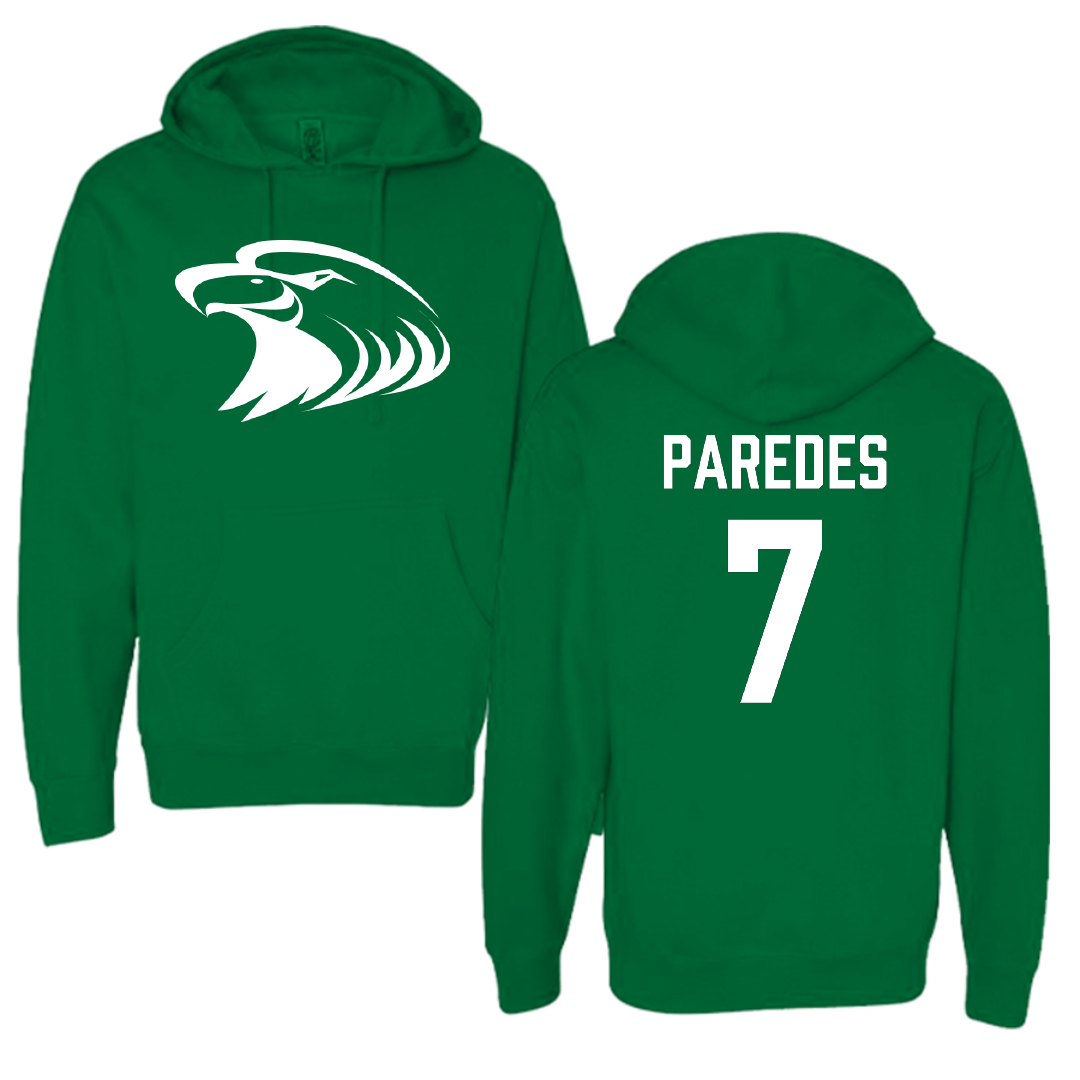 Central Methodist University Volleyball Green Hoodie - #7 Ines Paredes