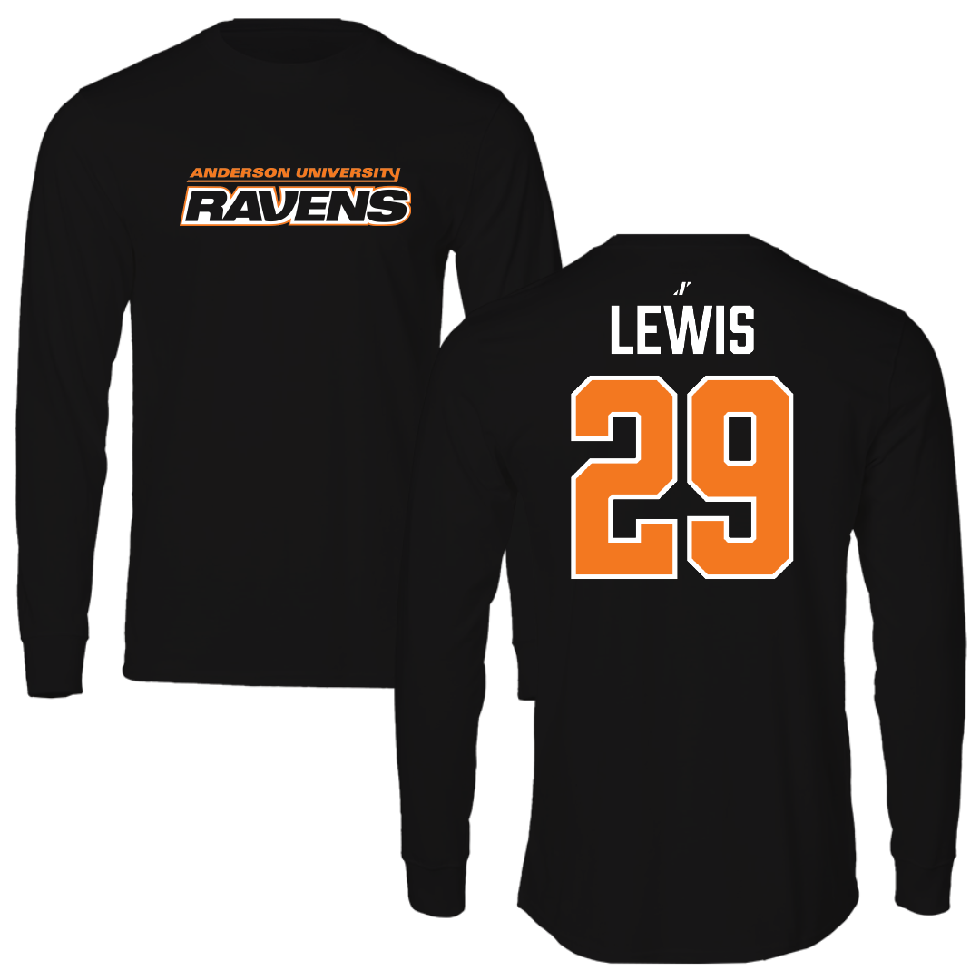 Anderson University (Indiana) Softball Black Long Sleeve - #29 Paycee Lewis