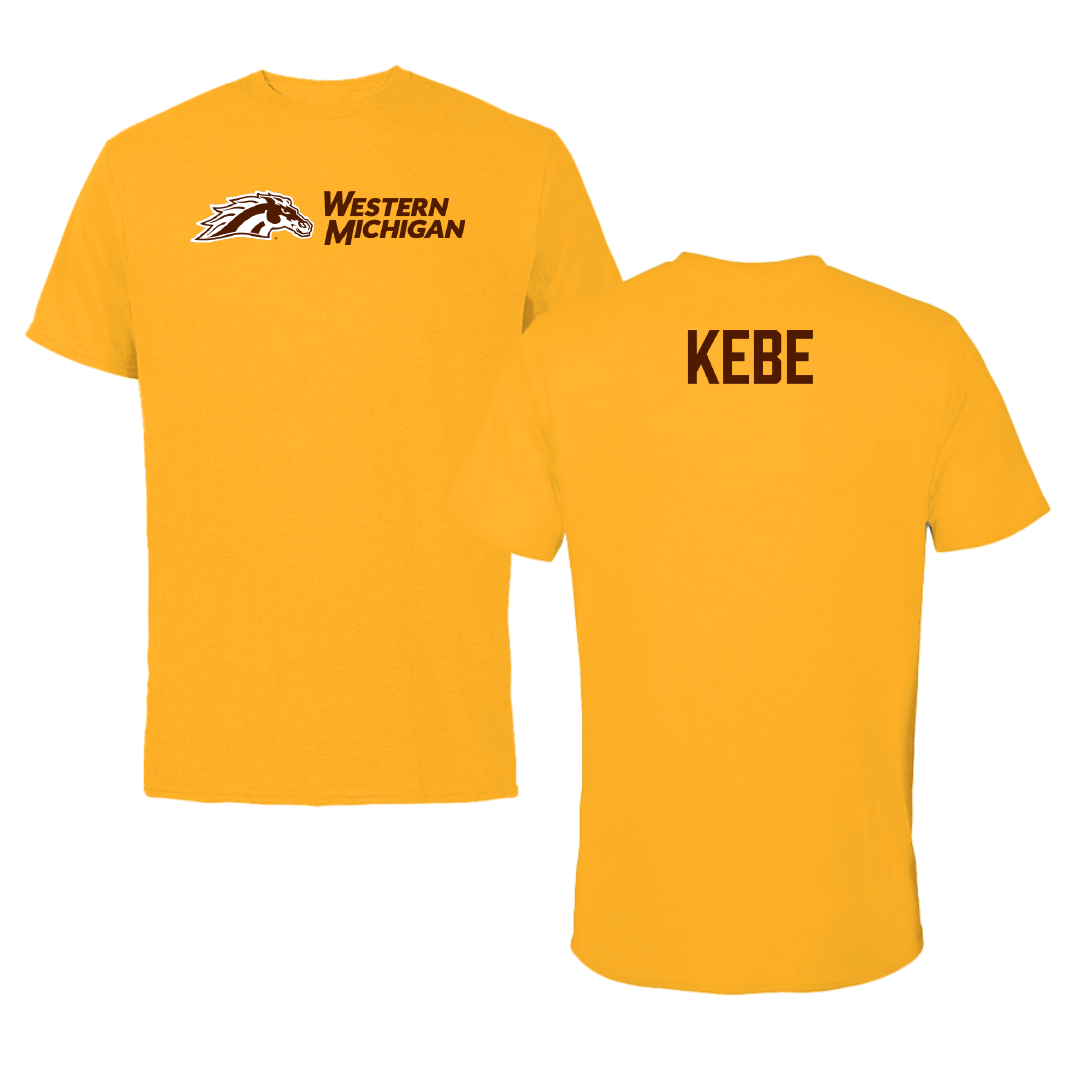 Western Michigan University TF and XC Gold Performance Tee - Mabinty Kebe