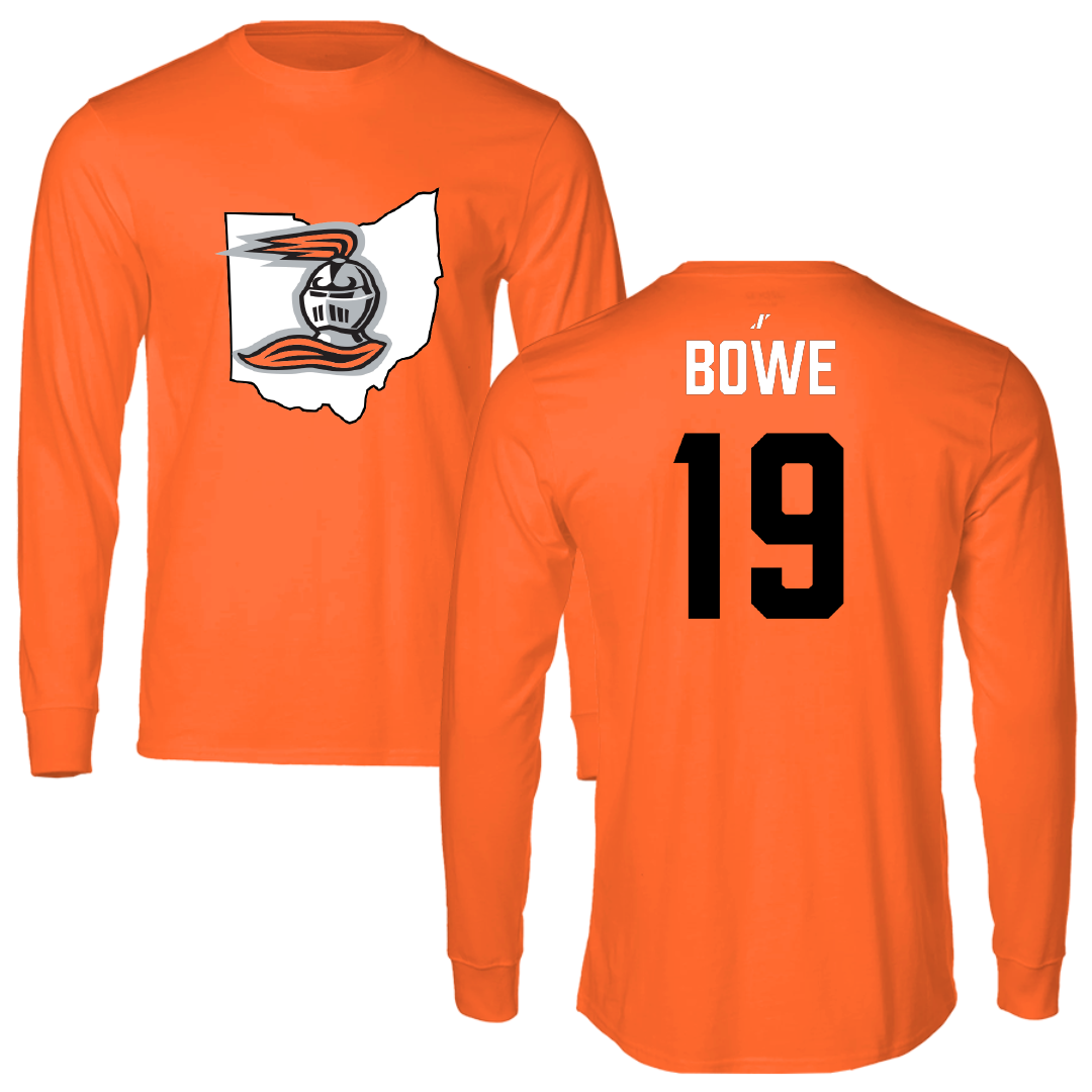 Heidelberg University Softball Orange State Performance Long Sleeve - #19 Adyson Bowe