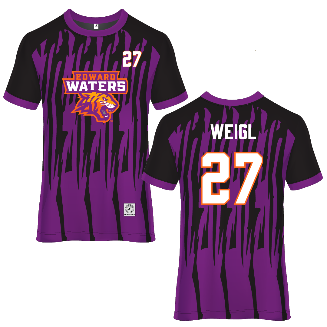Edward Waters University Black Soccer Jersey - #27 Katharina Weigl
