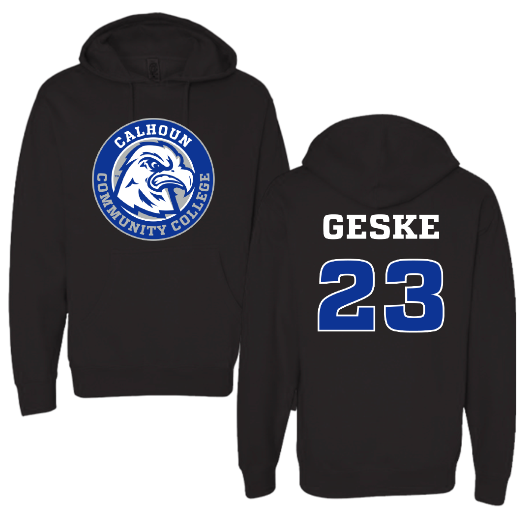 Calhoun Community College Baseball Black Hoodie - #23 Luke Geske