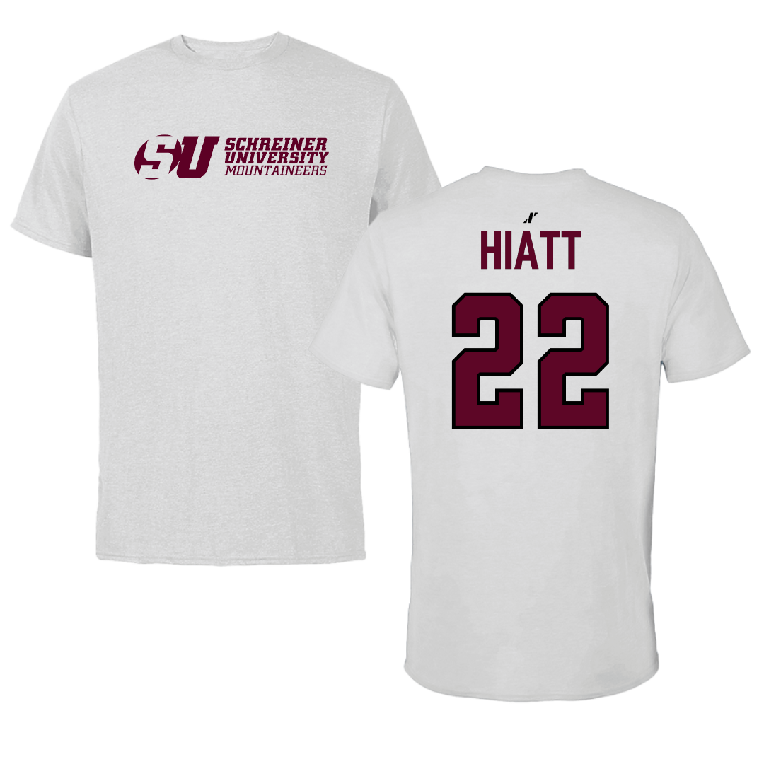 Schreiner University Baseball Light Gray Performance Tee - #22 Ian Hiatt