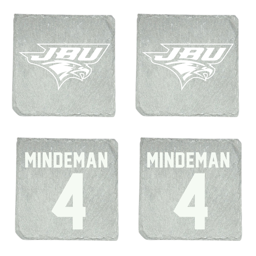 John Brown University Basketball (W) Stone Coaster (4 Pack)  - #4 Lilli Mindeman