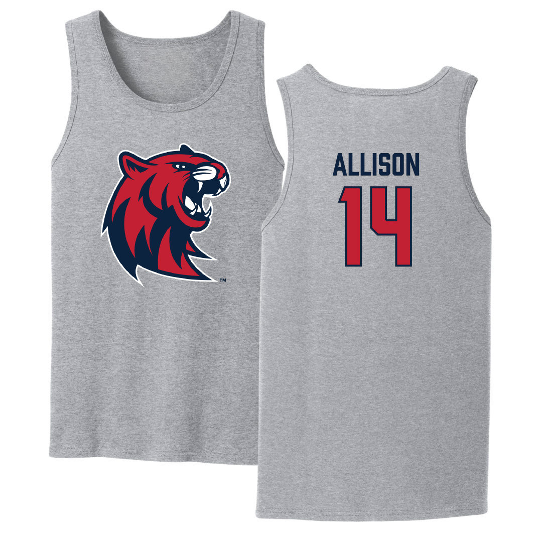 Rogers State University Basketball Sport Gray Tank Top - #14 Kyra Allison