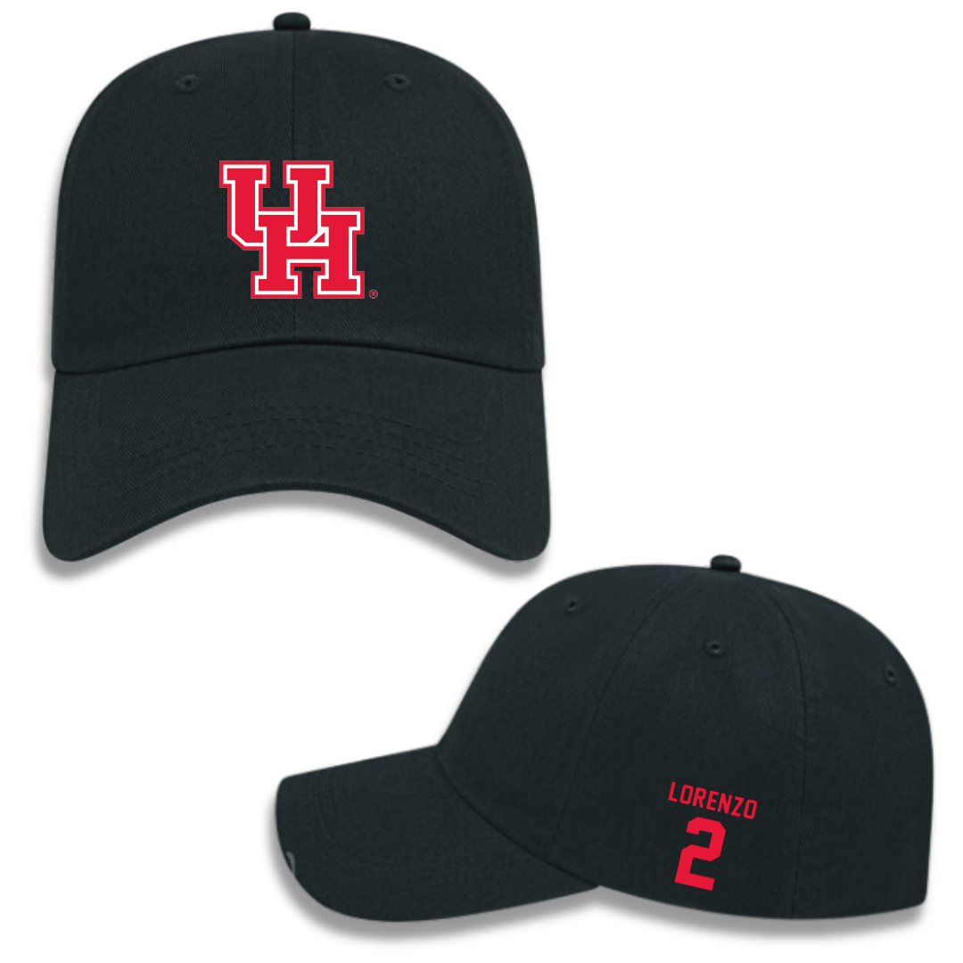 University of Houston Softball Black Hat - #2 Brooke Lorenzo
