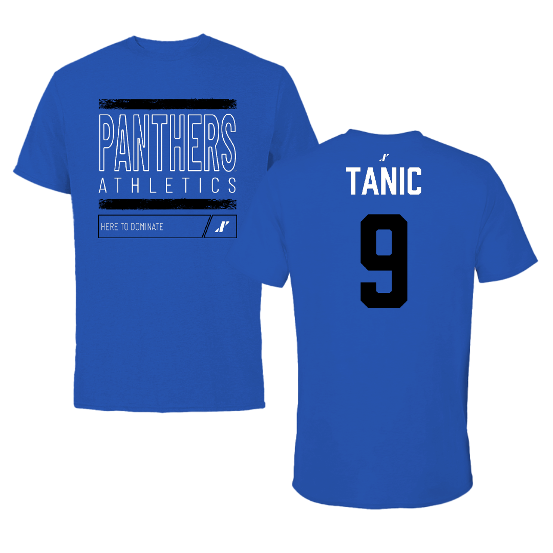 Georgia State University Basketball (M) Blue Dominate Tee - #9 Kwame Tanic