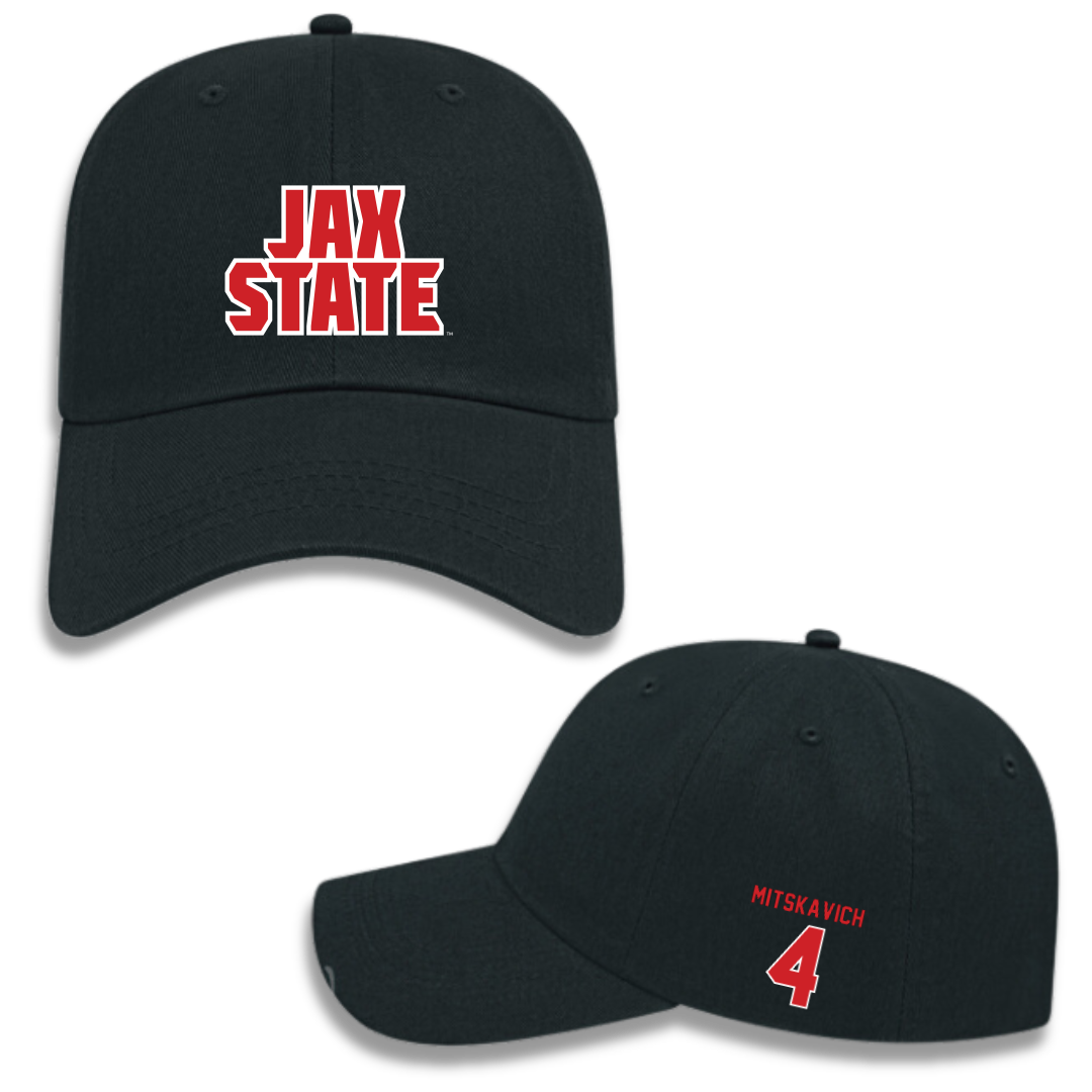 Jacksonville State University Bowling (W) Black Hat - #4 Melia Mitskavich