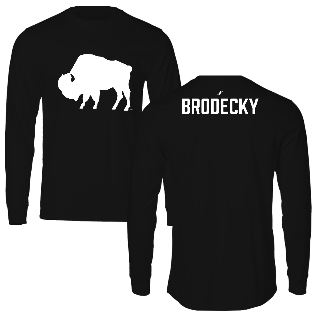 West Texas A&M University TF and XC Black Performance Long Sleeve - Brocc Brodecky
