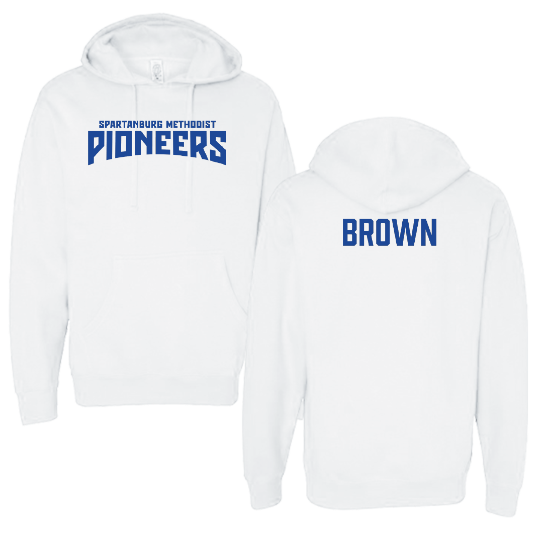 Spartanburg Methodist College TF and XC White Classic Hoodie - Devon Brown