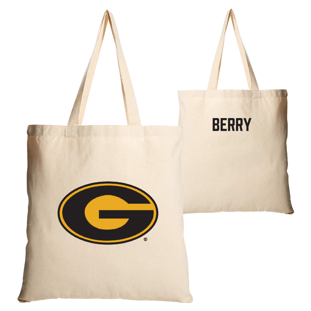 Grambling State University TF and XC Tan Canvas Tote Bag - Jonathan Berry