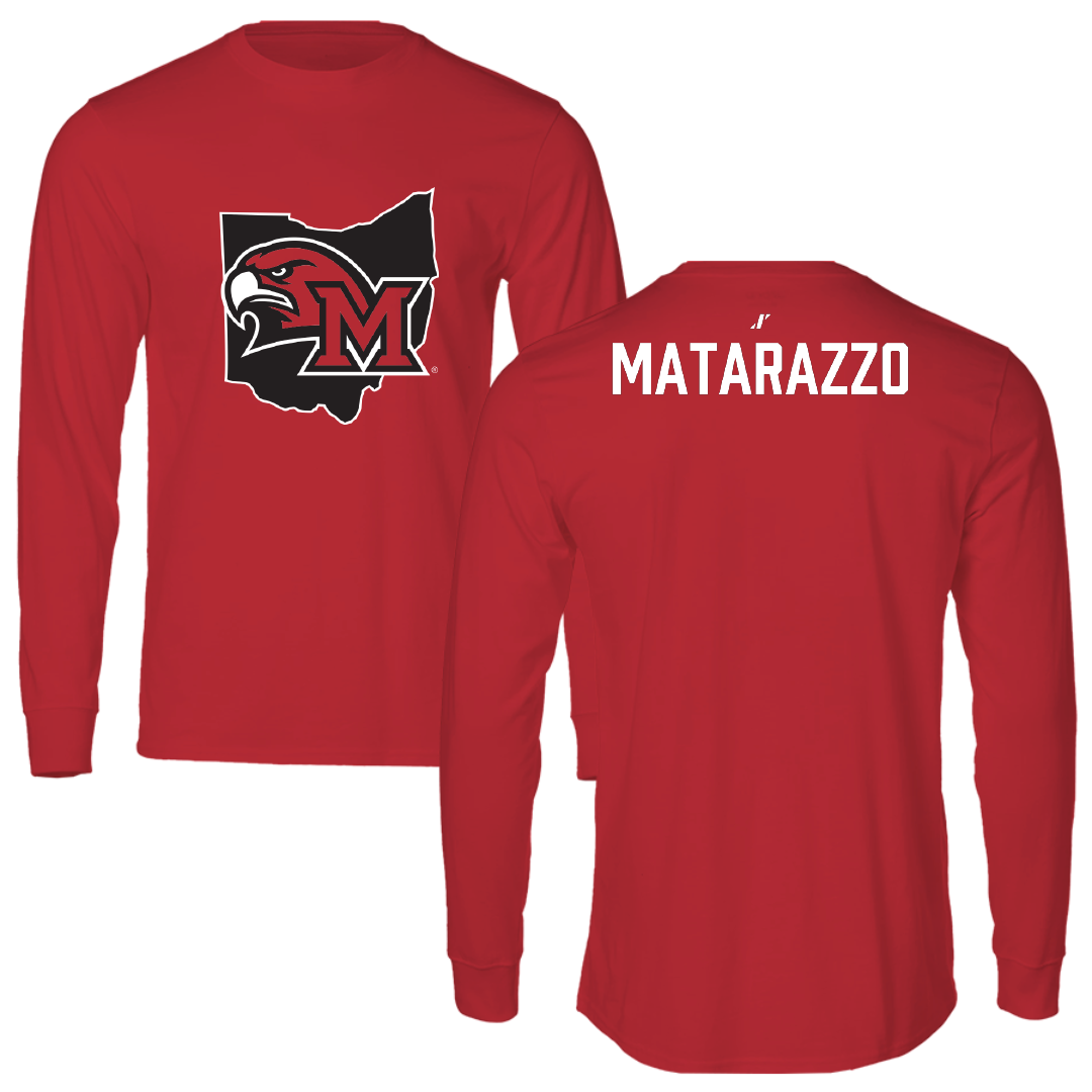 Miami University (Ohio) TF and XC Red State Long Sleeve - Vincenzo Matarazzo