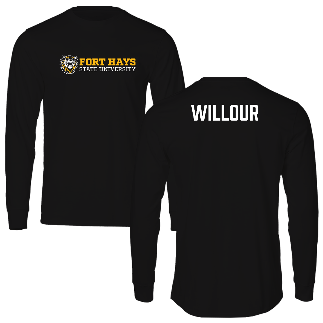 Fort Hays State University TF and XC Black Long Sleeve - Logan Willour