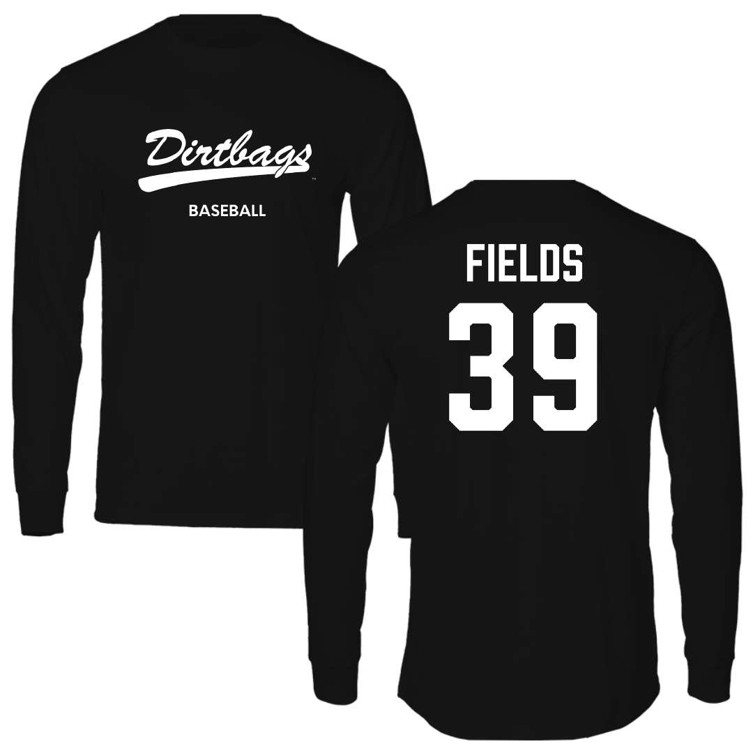 Long Beach State University Baseball Black Long Sleeve - #39 Jake Fields