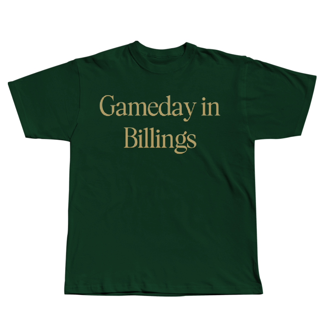 Rocky Mountain College Golf (M) Forest Green Gameday Tee - Lydon Patascher