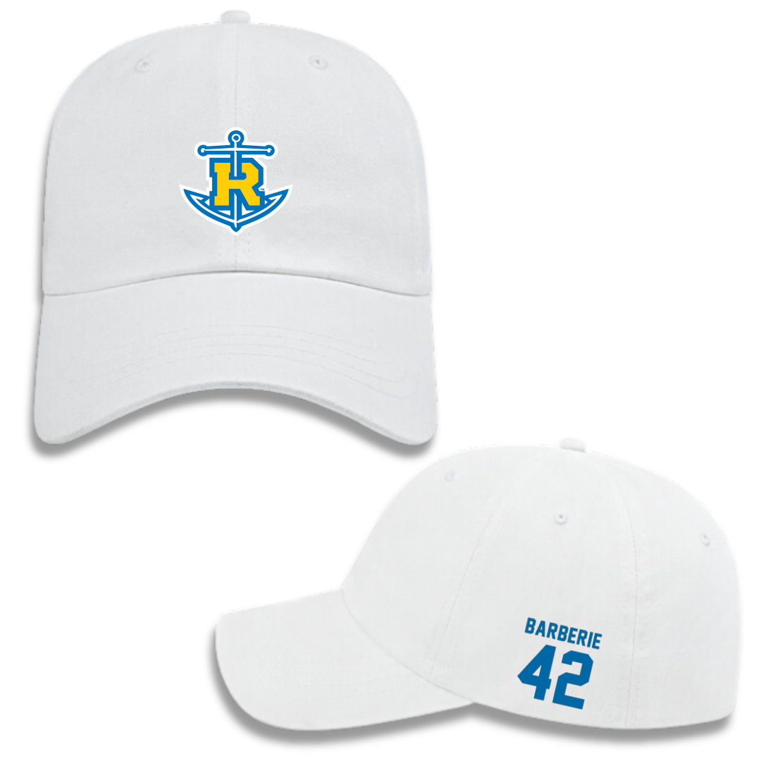 Rollins College Lacrosse (M) White Hat - #42 Blake Barberie