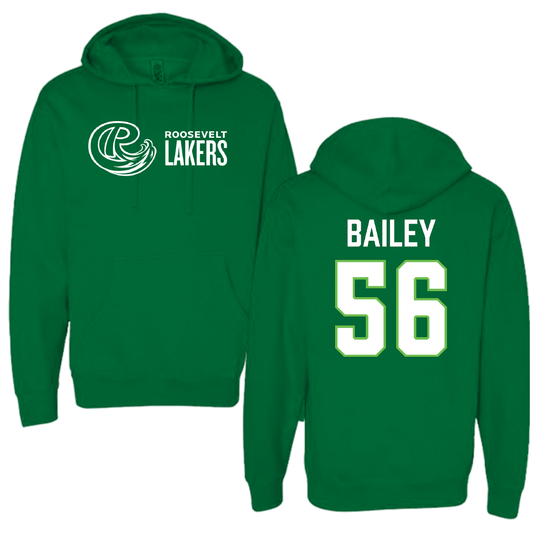 Roosevelt University Baseball Green Hoodie - #56 Micheal Bailey