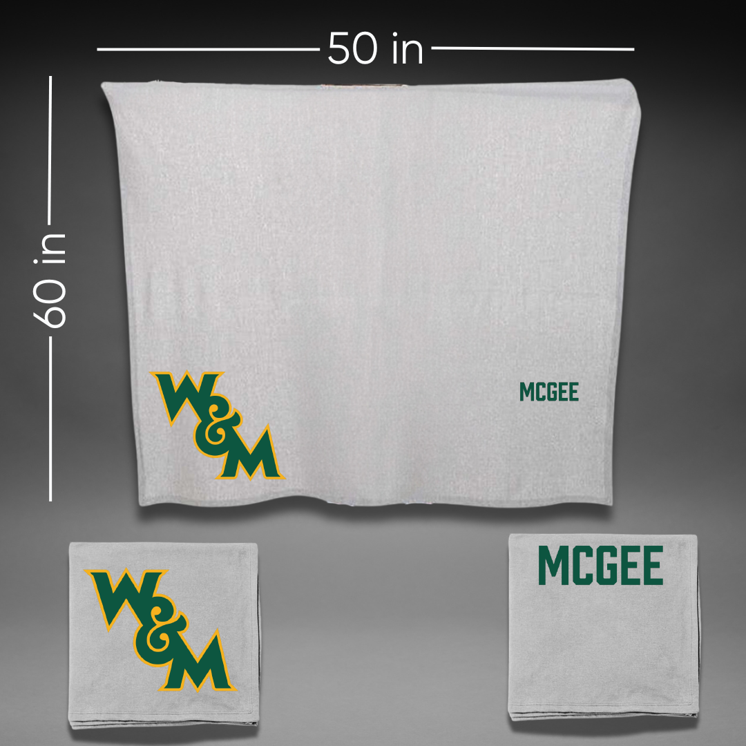 William & Mary TF and XC Gray Blanket - Leighton McGee