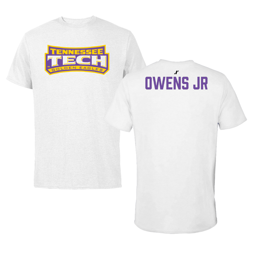 Tennessee Technological University Football White Tee - Nick Owens Jr