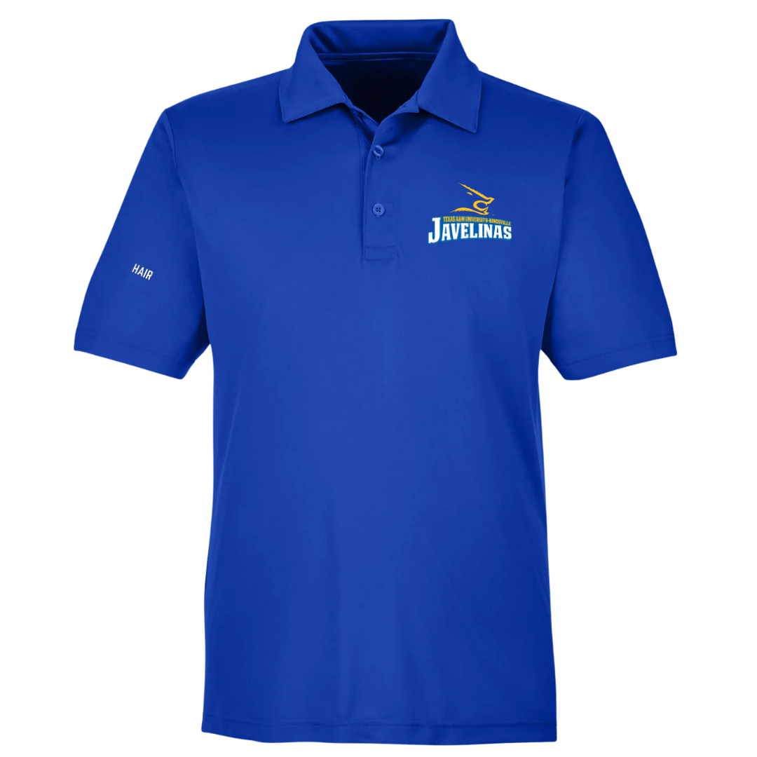 Texas A&M University-Kingsville TF and XC Blue Polo - Paxton Hair