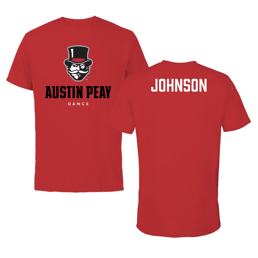 Austin Peay State University Dance Red Mascot Performance Tee - Bryleigh Johnson