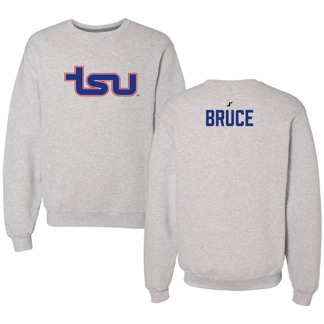 Tennessee State University TF and XC Light Gray Crewneck - Kai Bruce