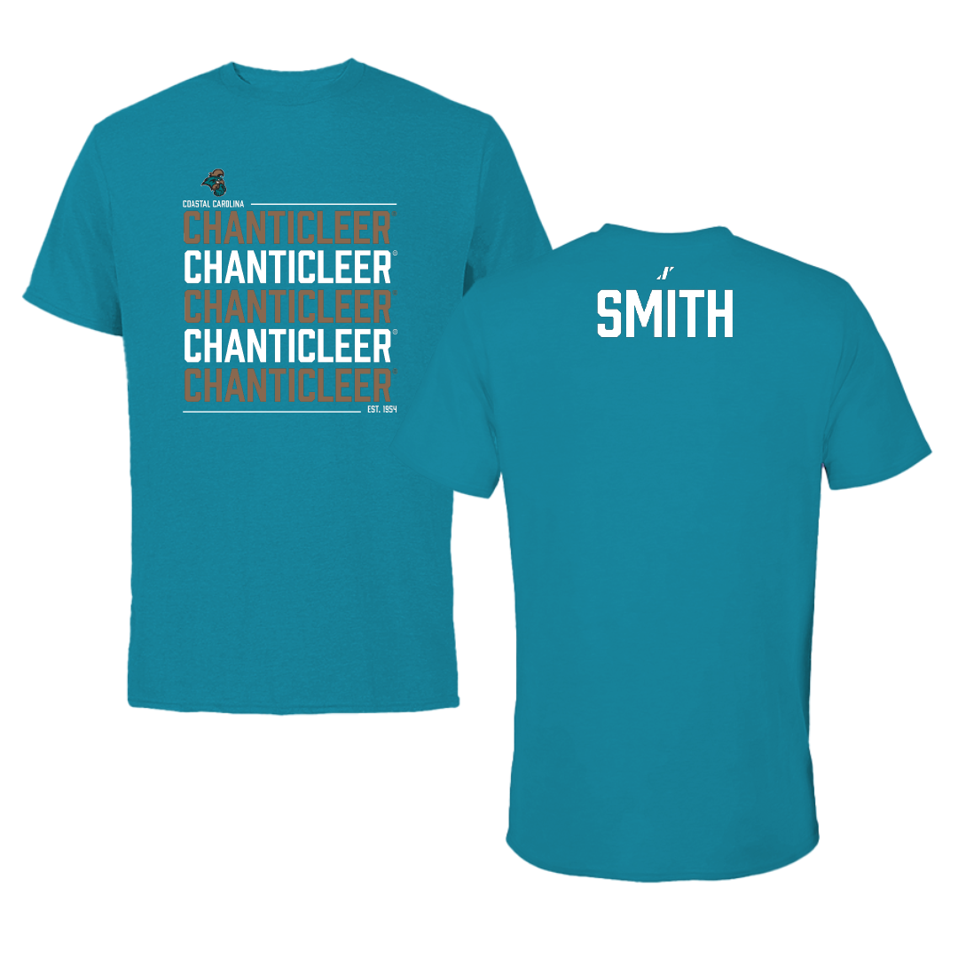 Coastal Carolina University TF and XC Teal General Tee - Sierra Smith