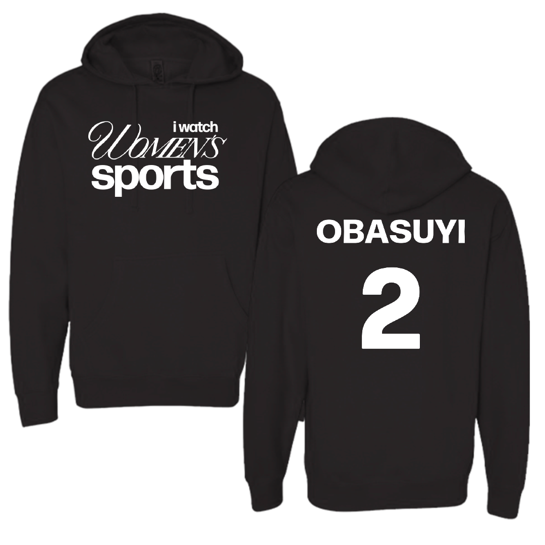 Western Carolina University Basketball Black WHM Hoodie - #2 Kehinde Obasuyi