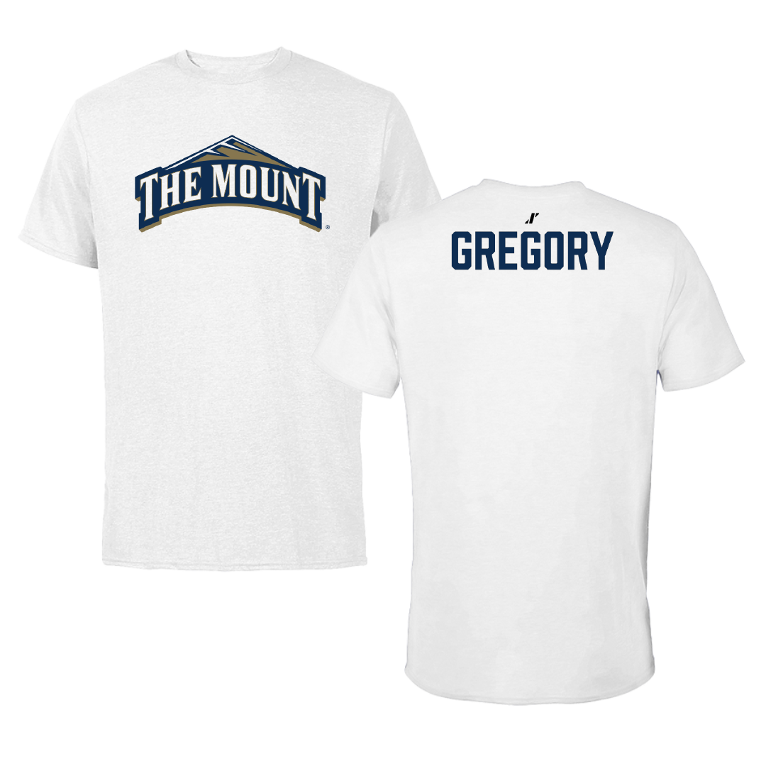 Mount St. Mary's University Flag Football (W) White Tee - Morgan Gregory